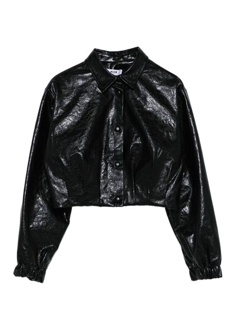 Camicia effetto pelle MSGM KIDS | F5MSJGSI170110